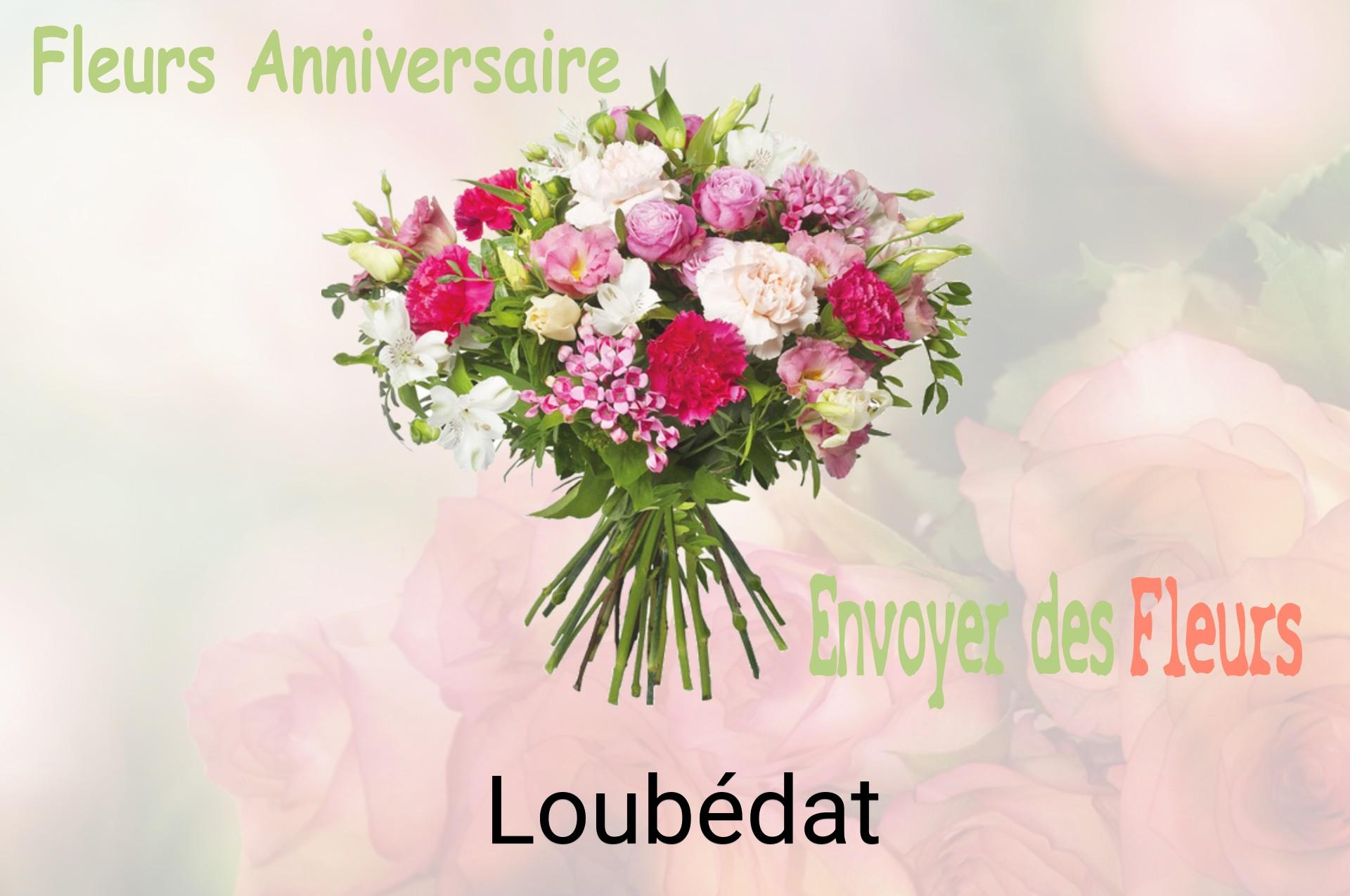 Bouquet de fleurs d’anniversaire livré à Loubédat