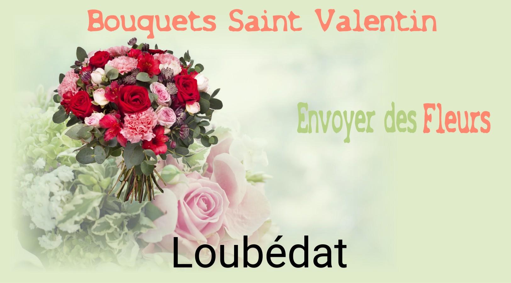 Roses de Saint-Valentin livrées à Loubédat